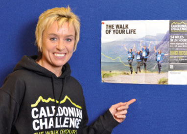Liz McColgan has displayed a poster at her gym and already recruited a team